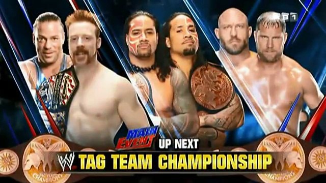 AB1 MAIN EVENT THREE THREAT TAG TEAM MATCH TAG TEAM CHAMPIONSHIP