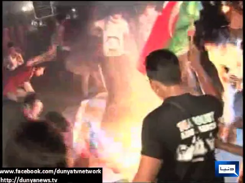 Dunya News - PTI Murad Raas Injured in Police Shelling in Lahore Protest !!