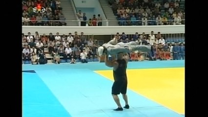 Professional wrestlers take Pyongyang