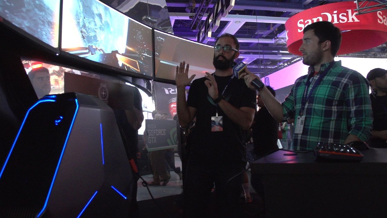 PAX Prime 2014 - Alienware's Area-51 Gaming PC on Curved Monitors