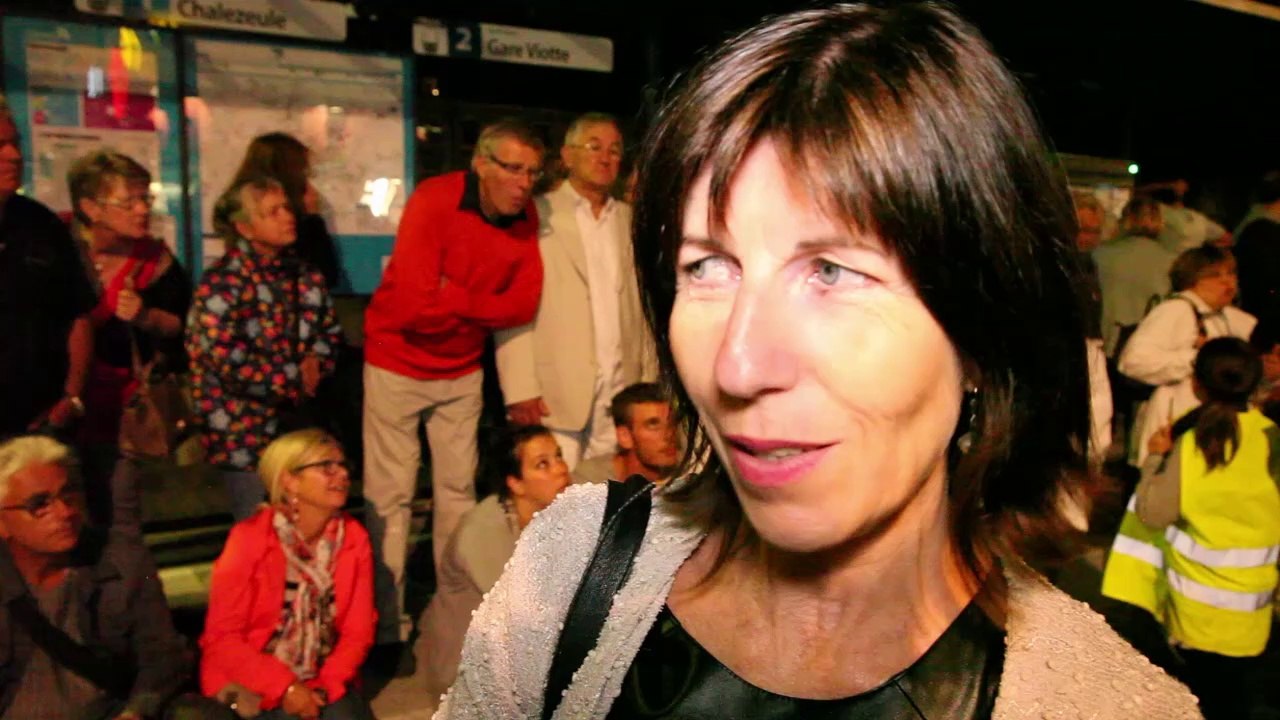 Inauguration Tramway : Embrasement du Doubs