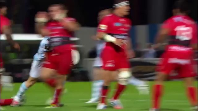 Racing Métro-Toulon: Essai Maxime Machenaud (RAC) - J3 - Saison 2014-2015