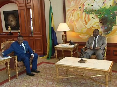 Audience du Président avec Jérònimo Osa Osa Ecoro, émissaire équato-guinéen