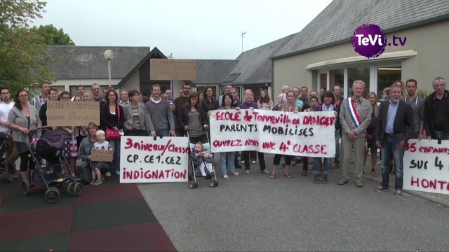 Mobilisation de parents d'élèves à Tonneville [TéVi] 14_09_02