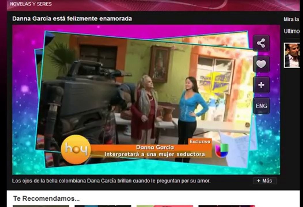 Danna Garcia bien enamorada