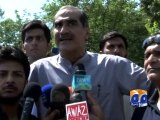 Saad Rafique Reaches Red Zone-31 Aug 2014