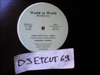 DEBORAH COOPER -YOUR LOVE IS ALL I NEED(RIP ETCU)WORLD TO WORLD REC 86