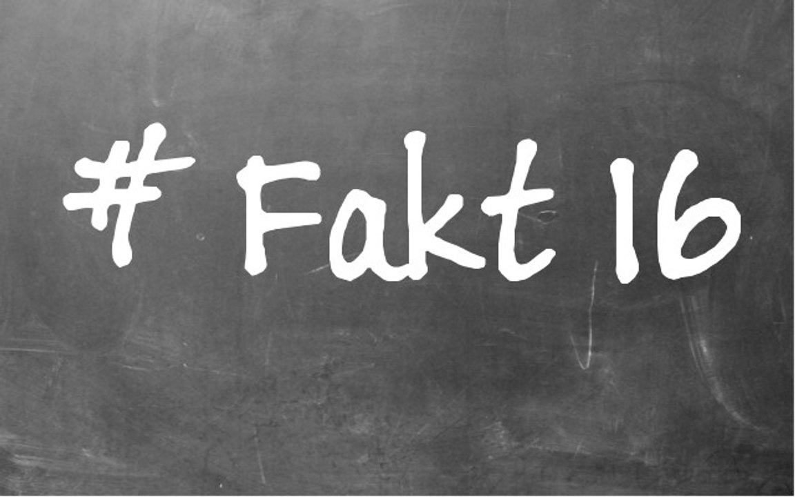 # Ein Fakt für zwischendurch 16 - Was man wirklich wissen muss