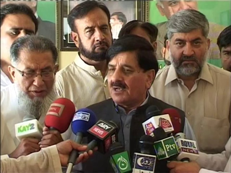 Microscreen International Attock MINISTER SHEIK AFTAB Press Confrence