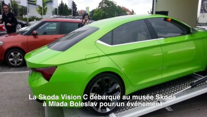 Skoda Vision C au musée de Mlada Boleslav