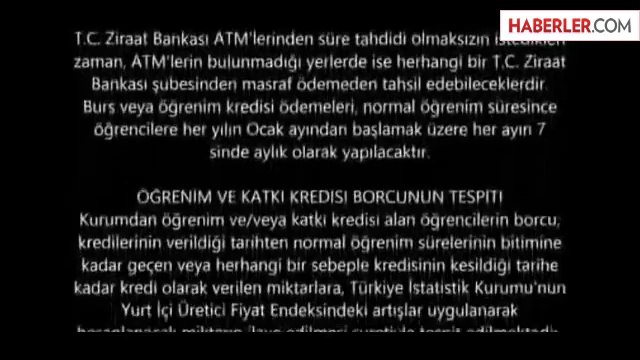 Kredi ve Yurtlar Kurumu Başvuru Sonuçları Açıklandı