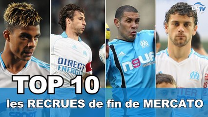 Top 10 des recrues de fin de mercato
