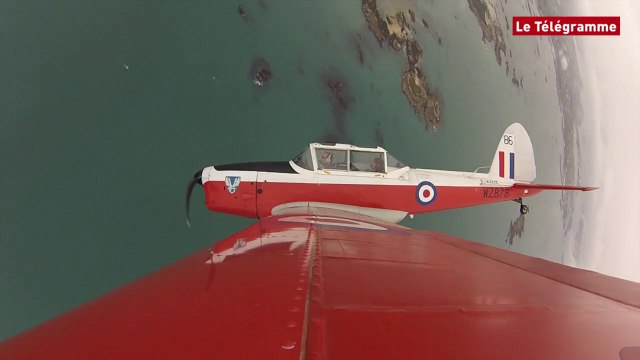 Morlaix. Voltige aérienne au dessus de la Baie