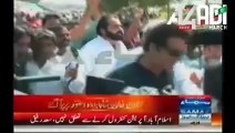Imran Khan Out Of His Container & Walking To Parliament House With His Workers