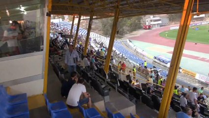 Ο κόσμος της ΑΕΚ στις εξέδρες