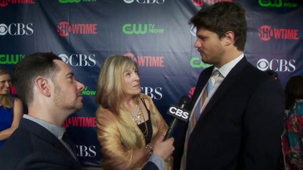 Fall Previews - CBS Press Tour Red Carpet_ Mimi Kennedy & Matt Jones