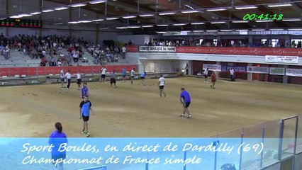 Finales, France Simple, Sport Boules, Dardilly 2014