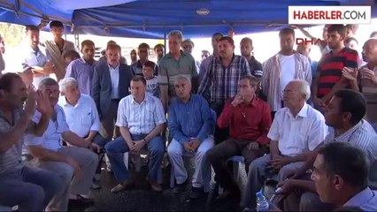 CHP'li Akgöl, Suriye Sınırında Eylem Yapan Tır Şoförlerini Ziyaret Etti
