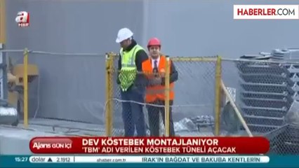 Boğazı Birleştirecek Avrasya Tüneli'nin 850 Metresi Delindi