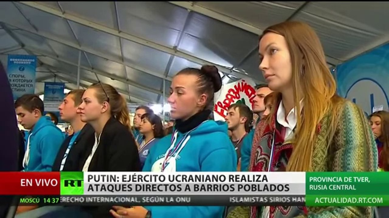 (Vídeo) Putin EEUU está totalmente implicado en el golpe de estado violento en Ucrania