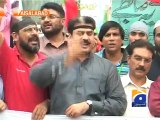 Journalists Protests (over all) - Geo Reports - 31 Aug 2014