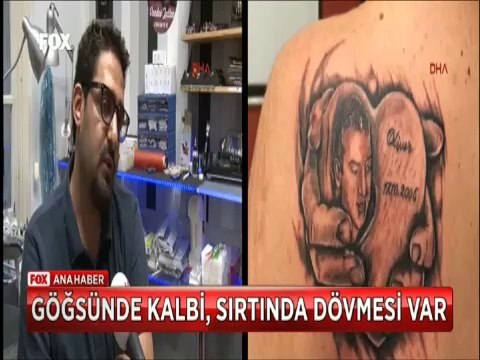 İngiliz Oliver'in kalbiyle yaşama tutundu sırtına dövmesini yaptırdı