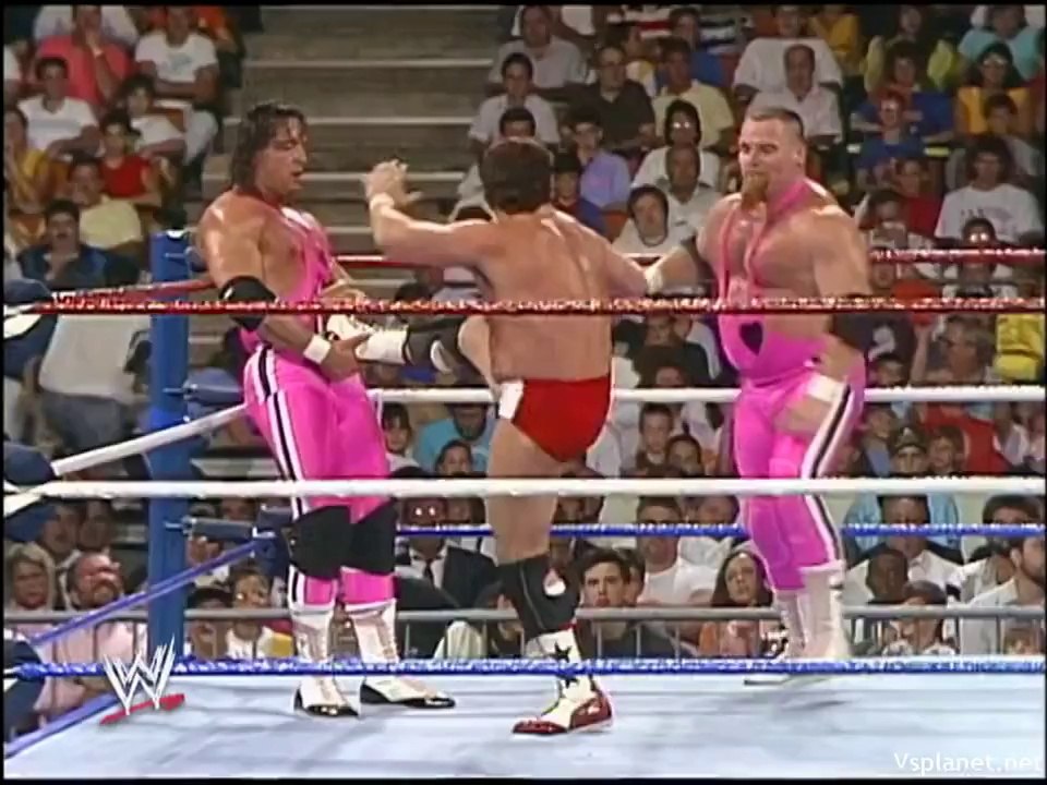 Hart Foundation vs Brain Busters - WWF Summerslam 1989