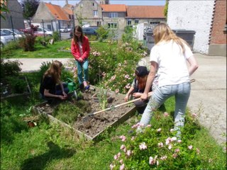 4 Les carrés fleuris