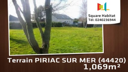 A vendre - Terrain - PIRIAC SUR MER (44420) - 1 069m²