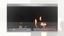 Villa Wall Mounted Ethanol Fireplace by Ignis at CleanFlames.com