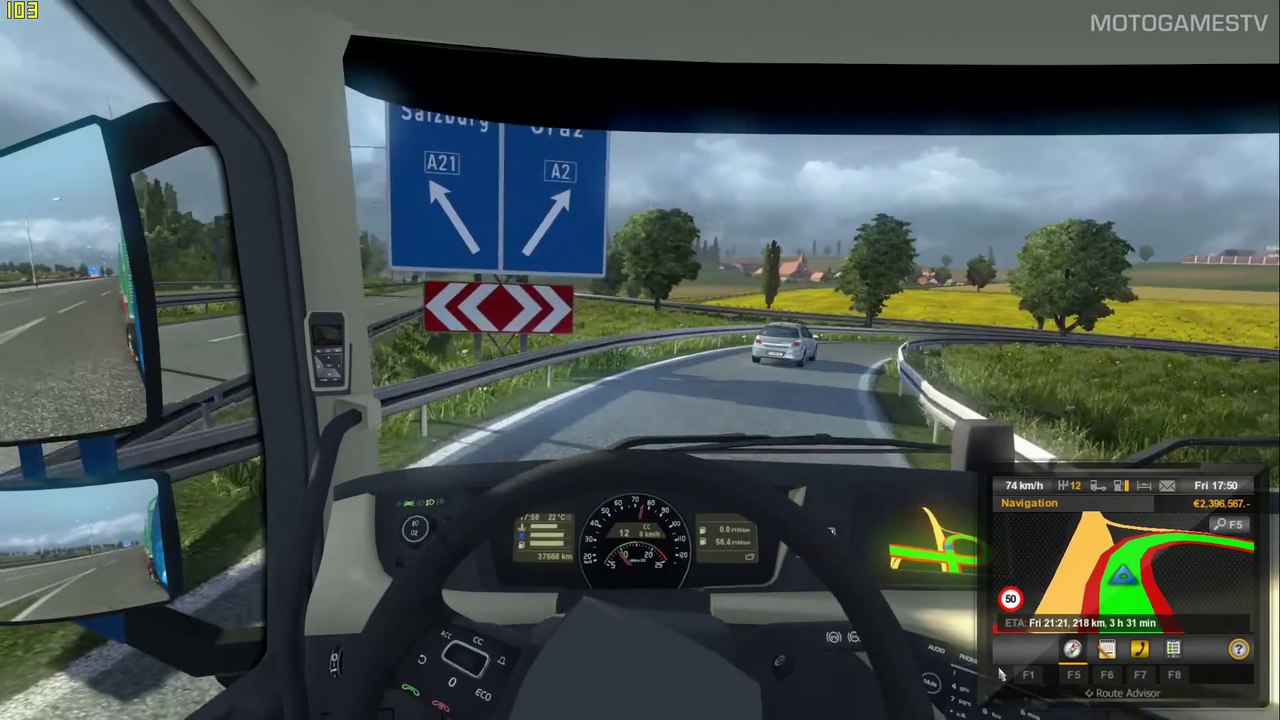 Euro Truck Simulator 2 - Patch 1.11 - Bratislava - Klagenfurt Mission