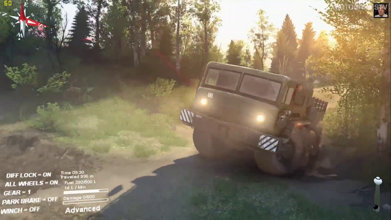 Spintires - Volcano Map Gameplay