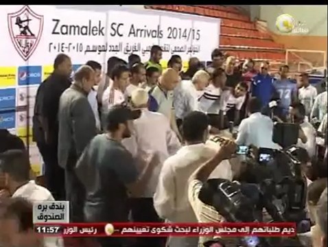 بندق برة الصندوق: مؤتمر صحفي لتقديم الصفقات الجديدة بنادي الزمالك 2014 - 2015
