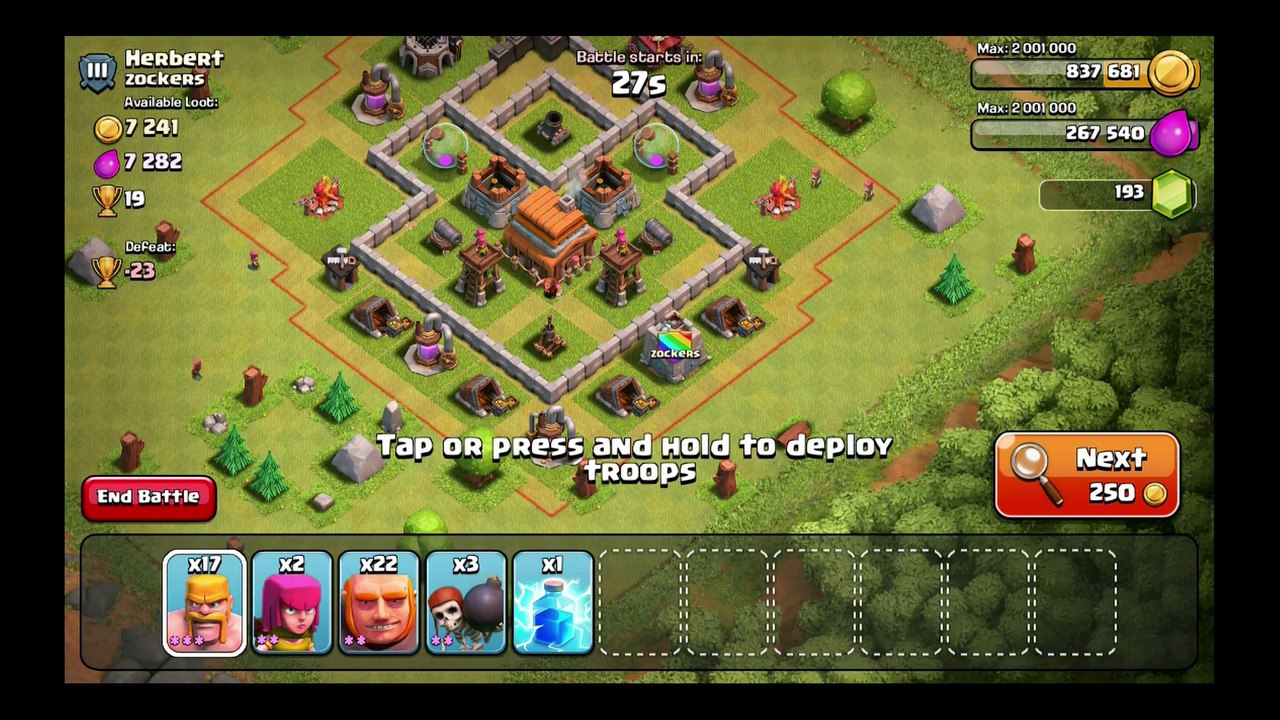 Clash of Clans (IOS Iphone/ Ipad ) Gameplay video Dailymotion