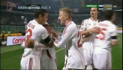 Robinho vs Palermo Serie A 2012