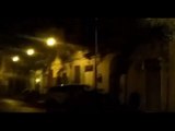 Aversa (CE) - Via Belvedere, lampione spento da tre anni (30.08.14)