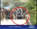 How Protestors Injured SSP Ismatullah Junejo - Watch Video