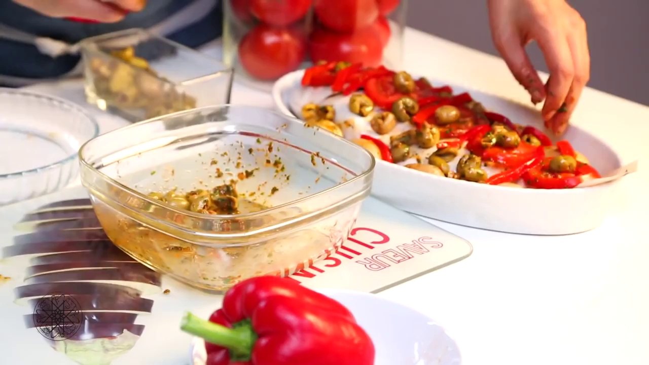 Recette de  Poisson au four Mchermel (VA) شميشة :  سمك متبل بالشرمولة في الفرن