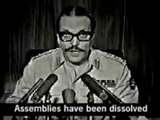 General Zia Ul Hauqe - Imposing Martial Law (05-07-1977)