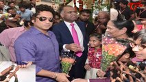 Sachin and Anushka Launching Vijayawada PVP Square Photos