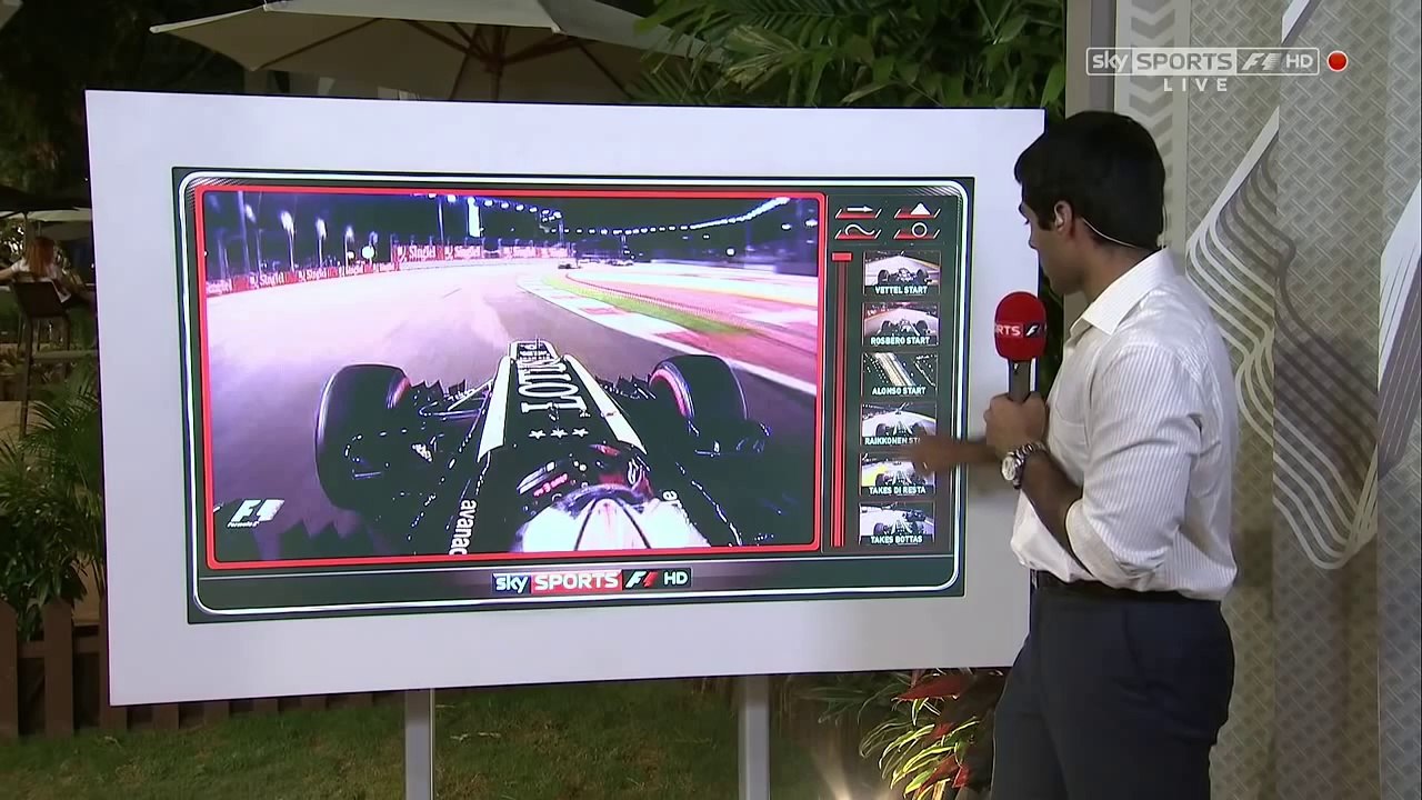 Kimi Raikkonen's overtakes Singapore 2013 HD