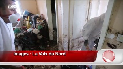 Lens : Des tonnes de déchets découverts dans une maison.