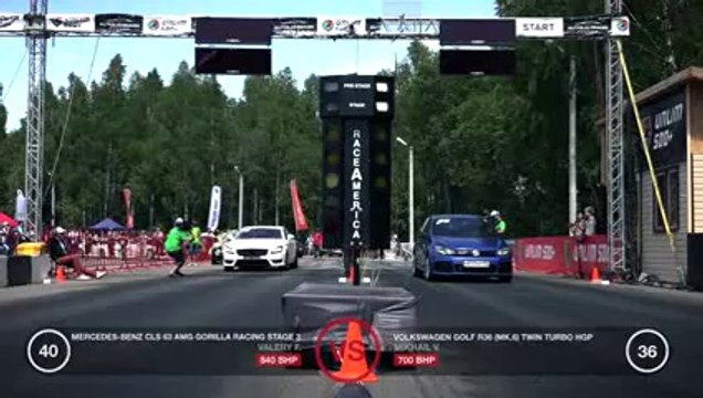 Golf modificado enfrenta BMW M6, Lamborghini Gallardo e Mercedes-Benz 63 AMG