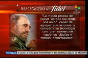 Fidel Castro: No hay derecho de destruir ciudades en todas partes