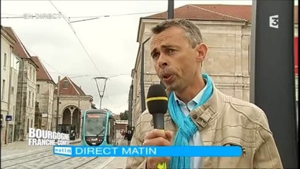 Direct Matin à Besançon : Le tramway, ouverture aux usagers