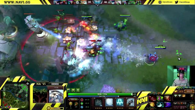 Dota 2 Stream- Na`Vi Dendi - Tuskar (Gameplay & Commentary)