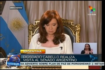 Diosdado Cabello será recibido en el Senado argentino