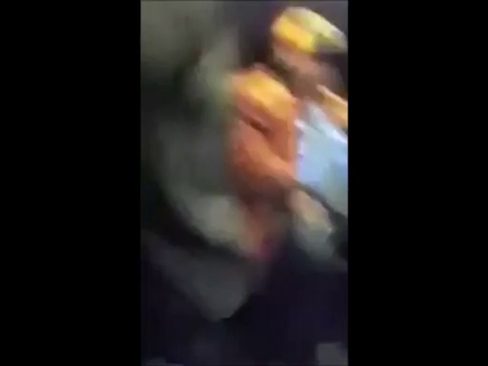 Guy dancing on bus with music