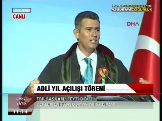Adli Yıl Açılış Töreni. 1.9.2014. Pts. ( Feyzioğlu Konuşuyor )