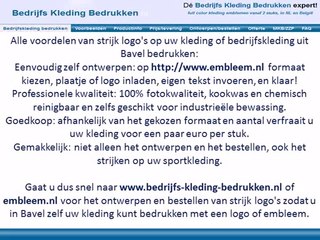 Kleding bedrukken Bavel
